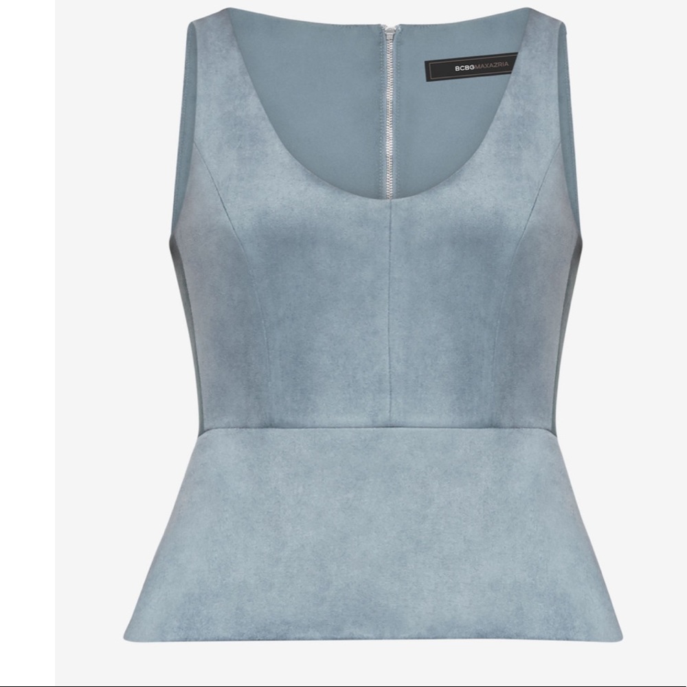 BCBGMAXAZRIA peplum top